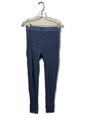 Skims Cotton Rib Thermal Leggings Harbor Blue size Medium Sold Out